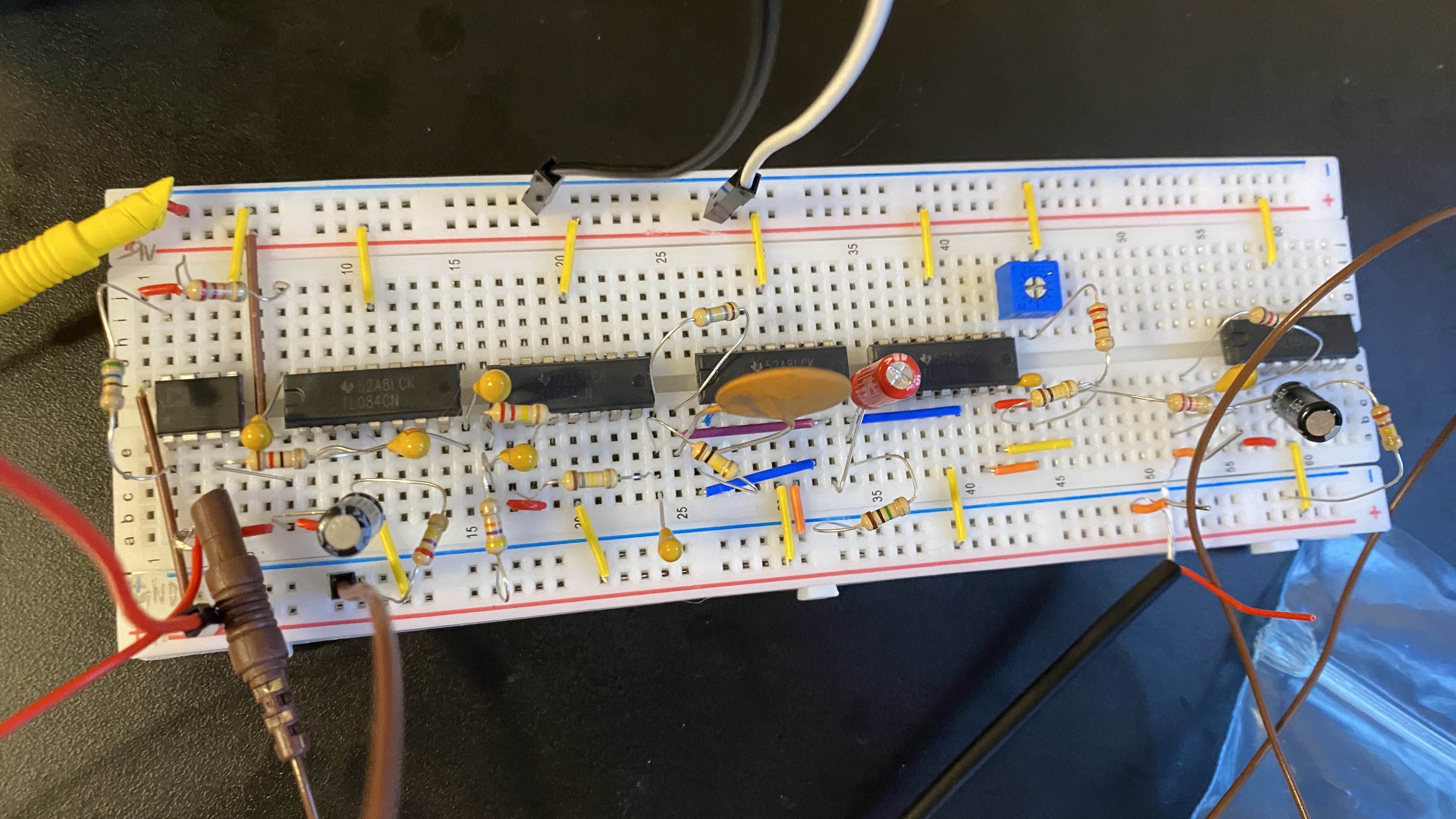 RC Circuit of EEG analog signal processing component